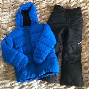 Boys Swiss Tech winter jacket and snowpants